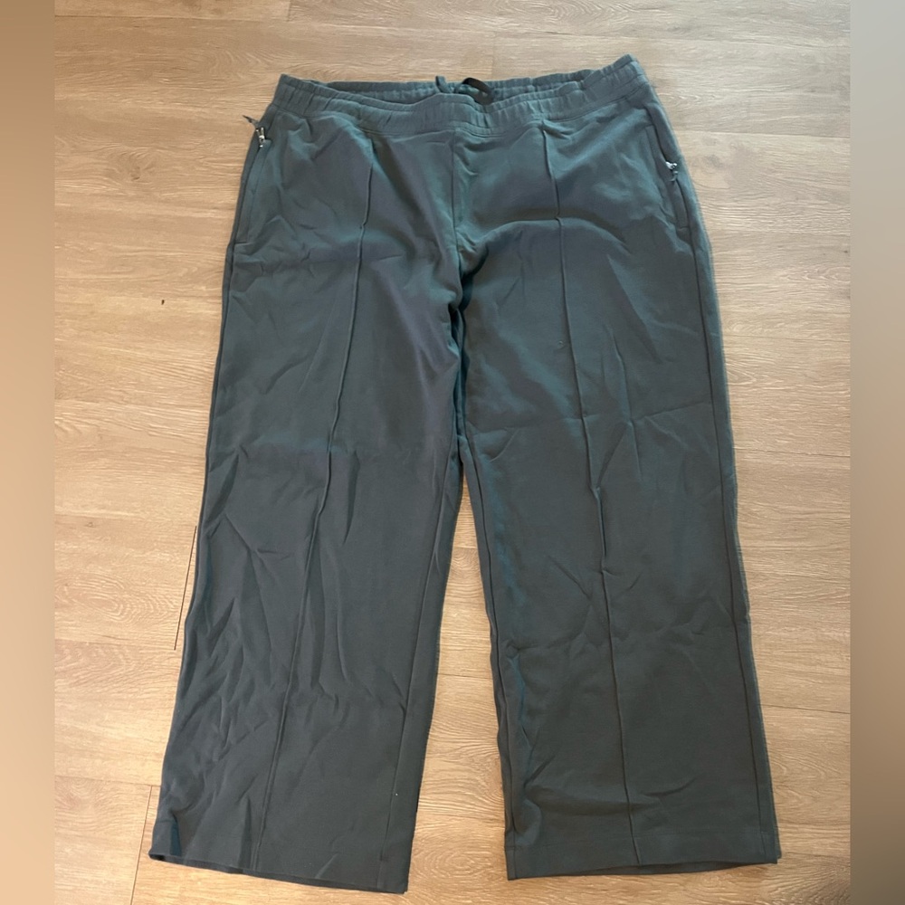 Plus size XXL active wear wide leg pants